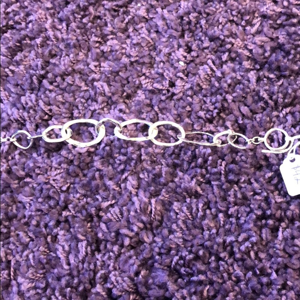 Chloe + Isabel Organic Silver Chain Link Bracelet
